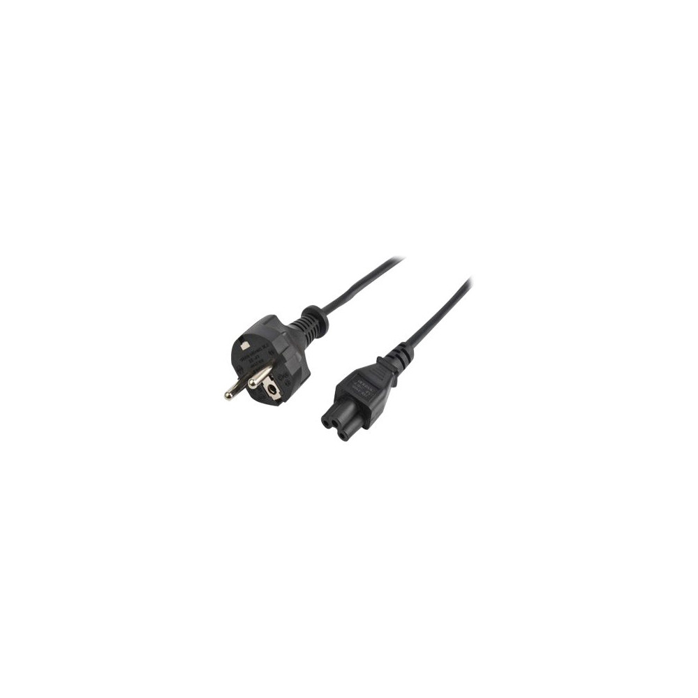 Produktbild för Prokord - strömkabel - power CEE 7/7 till IEC 60320 C5 - 5 m