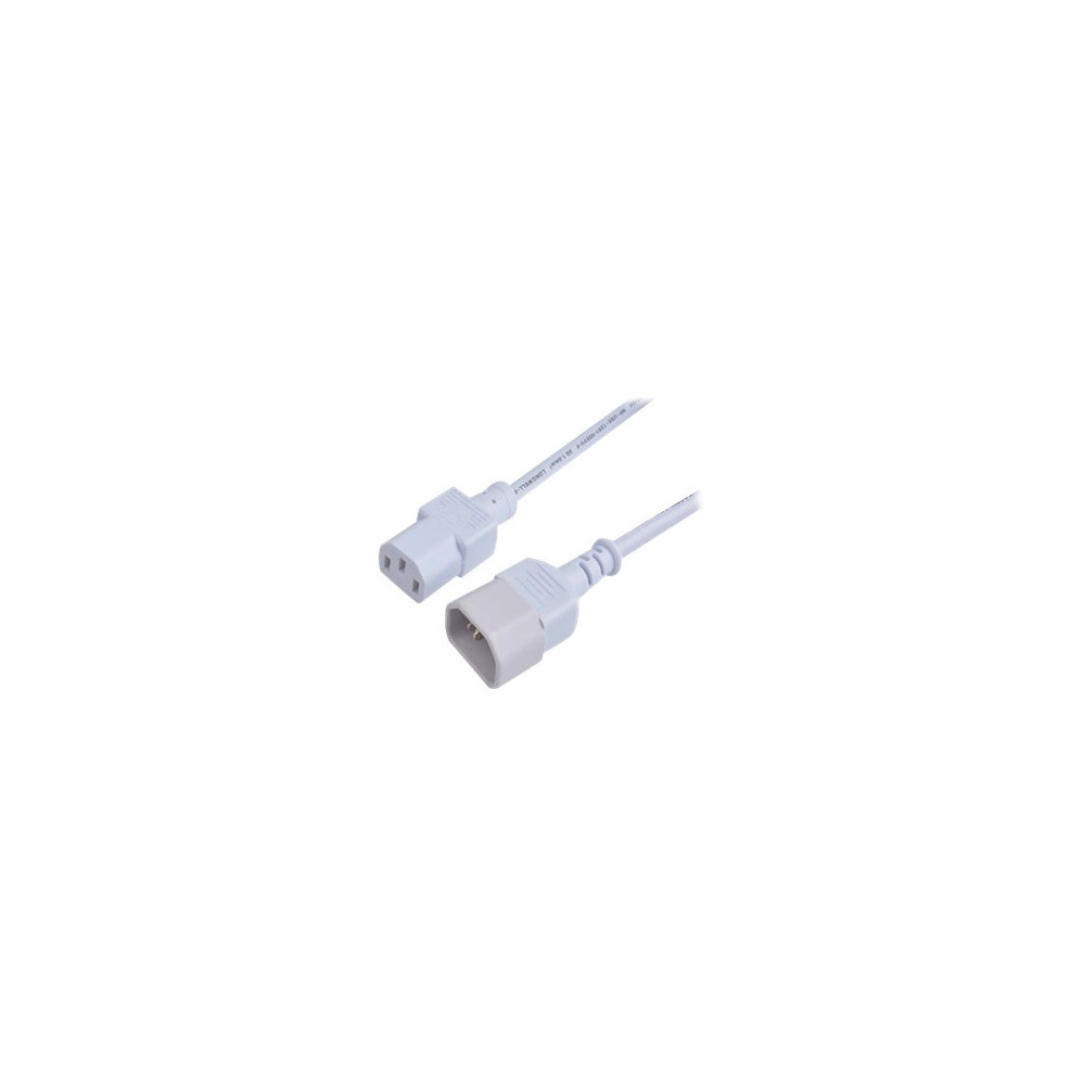 Produktbild för Prokord - förlängningskabel för ström - IEC 60320 C14 till power IEC 60320 C13 - 1 m