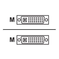 Produktbild för Prokord - DVI-kabel - DVI-I till DVI-I - 1 m