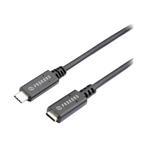 Prokord Prokord - USB typ C-förlängningskabel - USB-C till USB-C - 2 m