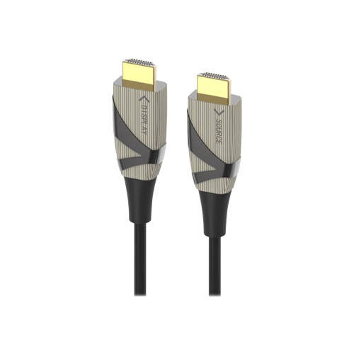 Prokord Prokord HDMI FIBER 2.0 PREMIUM - HDMI-kabel med Ethernet - 10 m