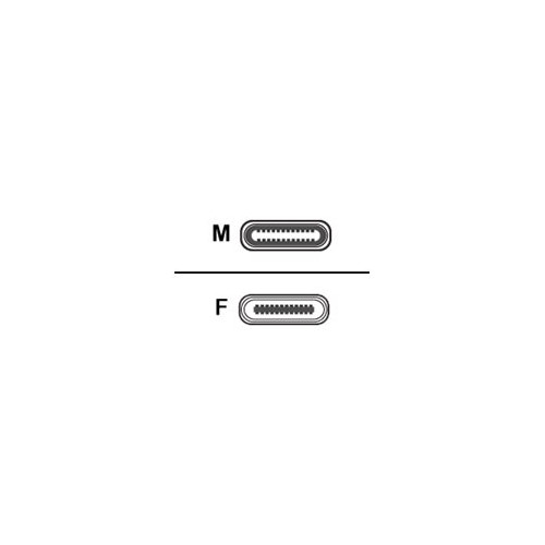 Prokord Prokord - USB typ C-förlängningskabel - USB-C till USB-C - 1 m