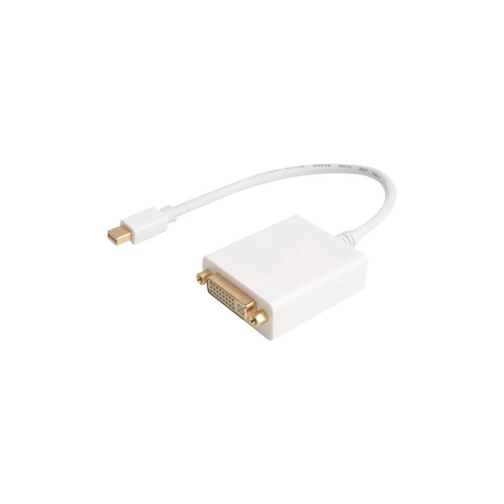 Produktbild för Prokord - videokort - Mini DisplayPort till DVI-D - 15 cm