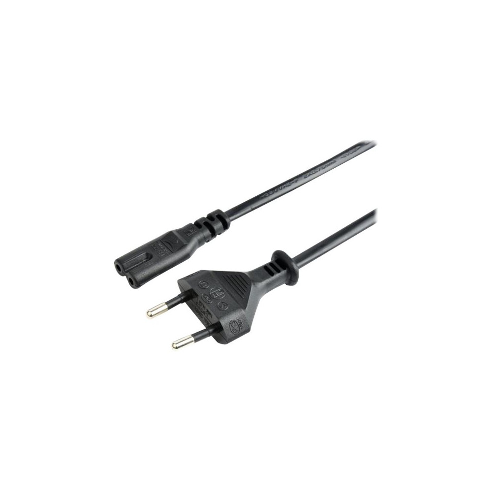 Produktbild för Prokord - strömkabel - Eurokontakt till power IEC 60320 C7 - 50 cm