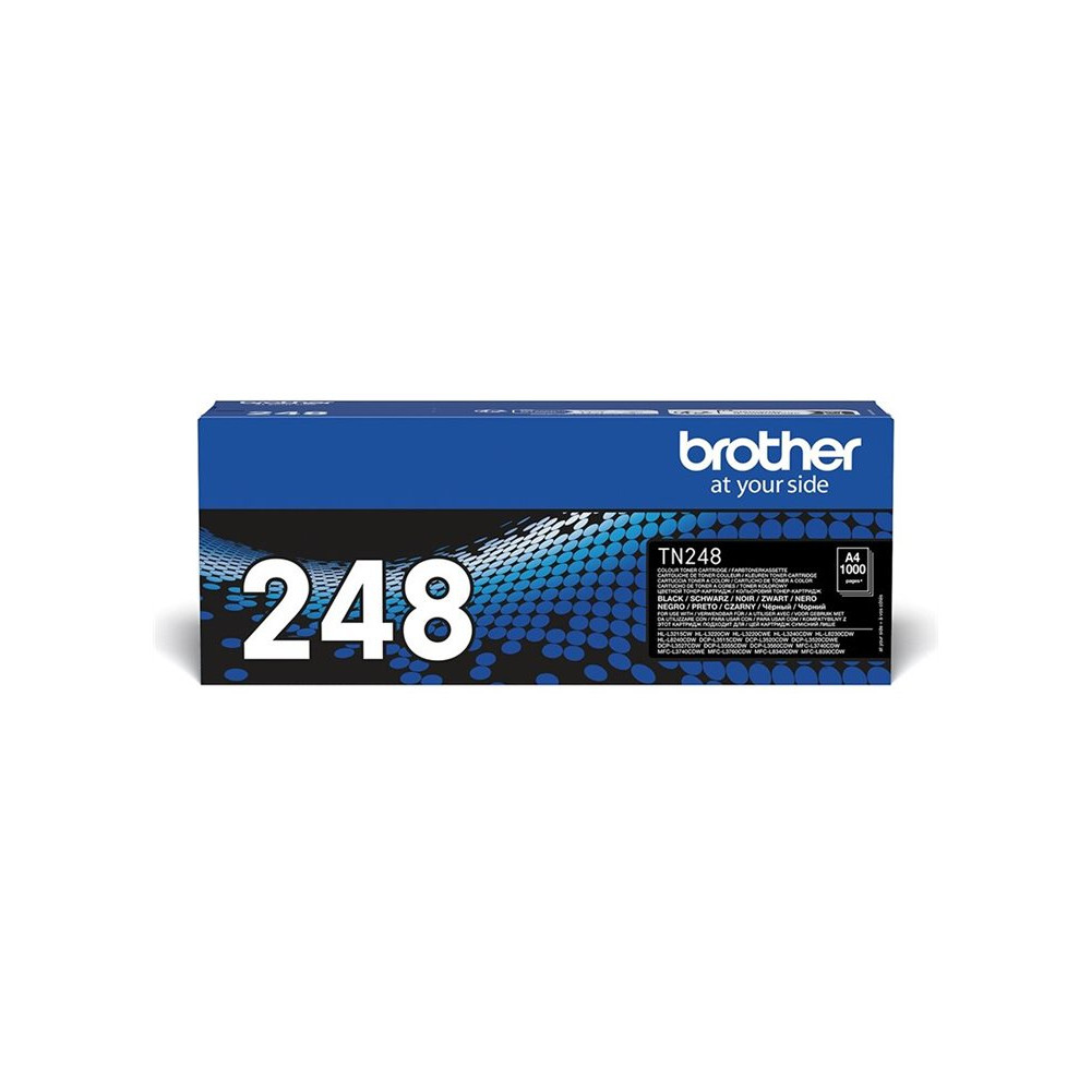 Produktbild för Brother TN-248BK - svart - original - tonerkassett