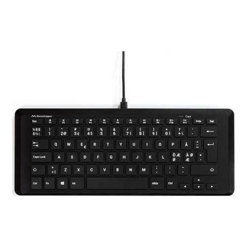 MouseTrapper Mousetrapper Type Mini - tangentbord - QWERTY - Nordisk Inmatningsenhet