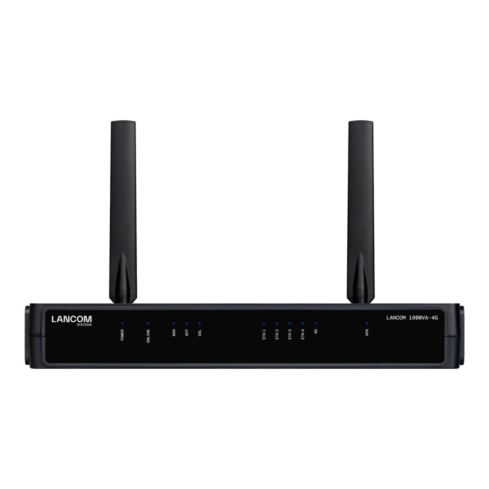 Produktbild för LANCOM 1800VA-4G - router - DSL-modem - 3G, 4G - skrivbordsmodell, väggmonterbar