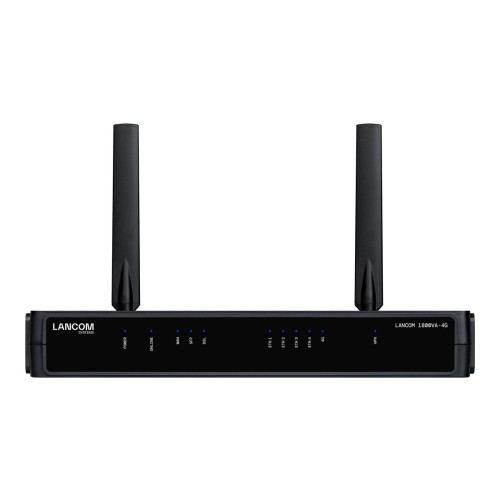 Lancom Systems LANCOM 1800VA-4G - router - DSL-modem - 3G, 4G - skrivbordsmodell, väggmonterbar