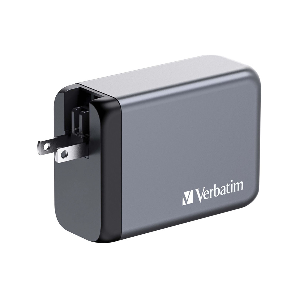 Produktbild för Verbatim strömadapter - GaN - 3 x USB-C, USB typ A - 240 watt