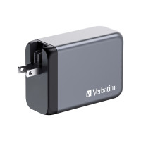 Produktbild för Verbatim strömadapter - GaN - 3 x USB-C, USB typ A - 240 watt
