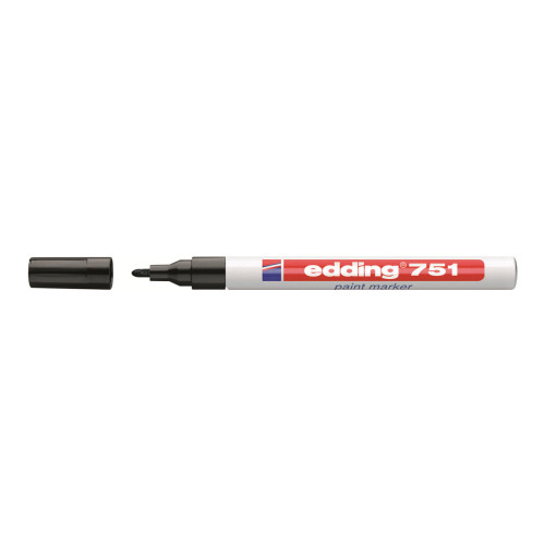 edding AG edding 751 paint - markering - svart