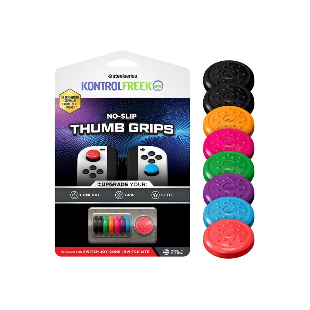 Produktbild för KontrolFreek No-Slip Thumb Grips - tumgreppsats för spelstyrenhet