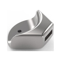Produktbild för Compulocks Ledge Lock Adapter for MacBook Air 15" M2-M4 with Combination Cable Lock Silver - säkerhetssats för system - kombinationslås