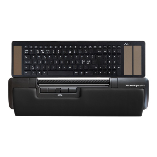 MouseTrapper Mousetrapper Delta Extended - central pekenhet - USB - svart - med Mousetrapper Type Keyboard