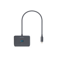 Produktbild för DELTACO - hubb - 5 Gbps, USB-C - 4 portar