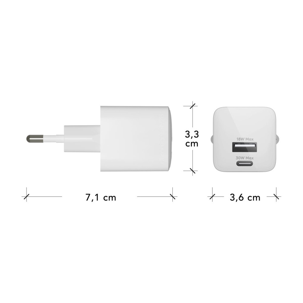 Produktbild för dbramante1928 re-charge strömadapter - USB, USB-C - 30 Watt