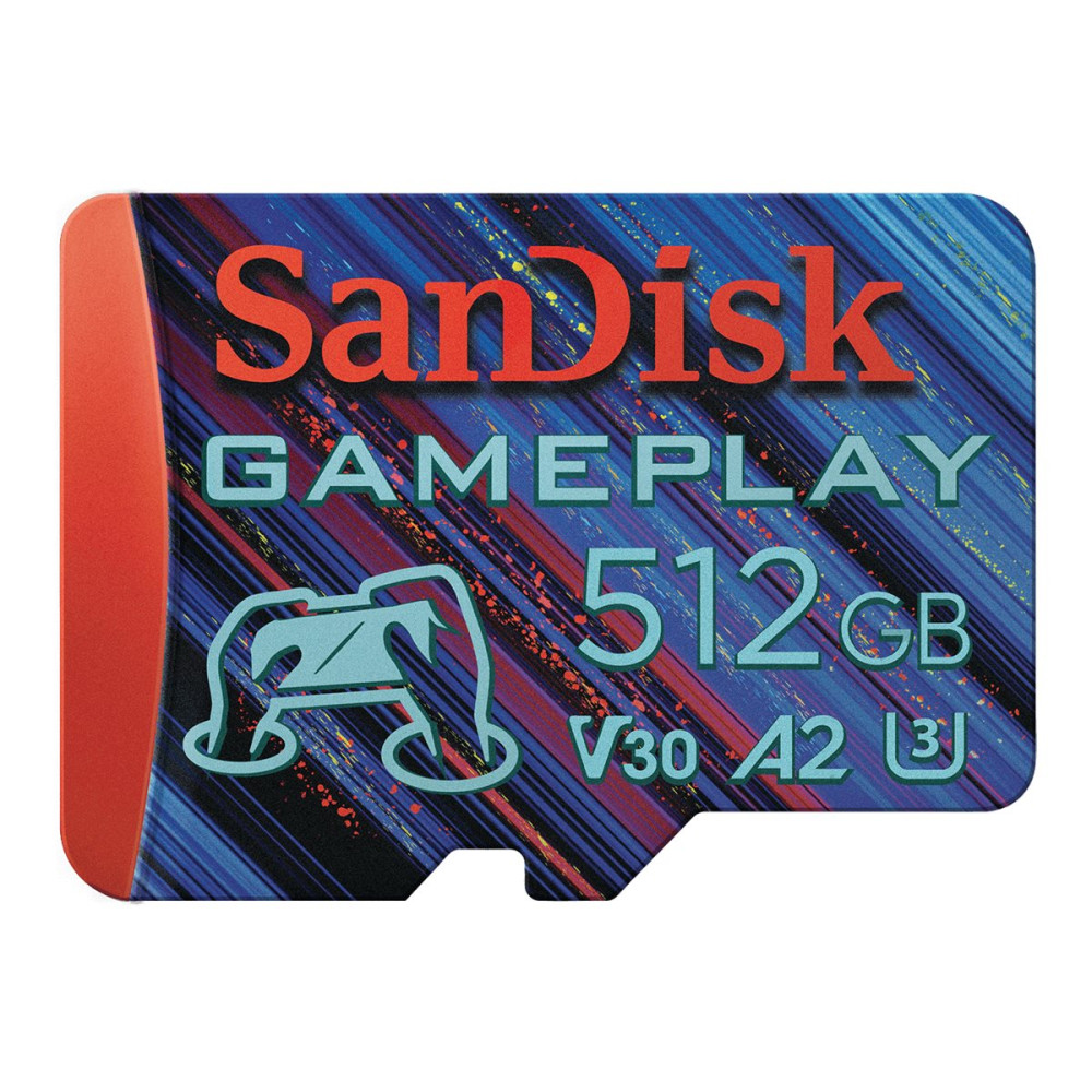 Produktbild för SanDisk GamePlay - flash-minneskort - 512 GB - mikroSDXC UHS-I