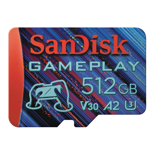 SANDISK SanDisk GamePlay - flash-minneskort - 512 GB - mikroSDXC UHS-I