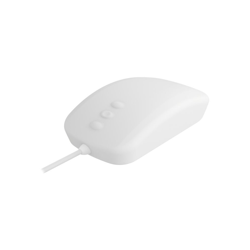 Produktbild för Contour Active Key Medical QuickClean AK-PMH3 - Standard Sized - mus - medicinsk, hygienisk design - USB - vit