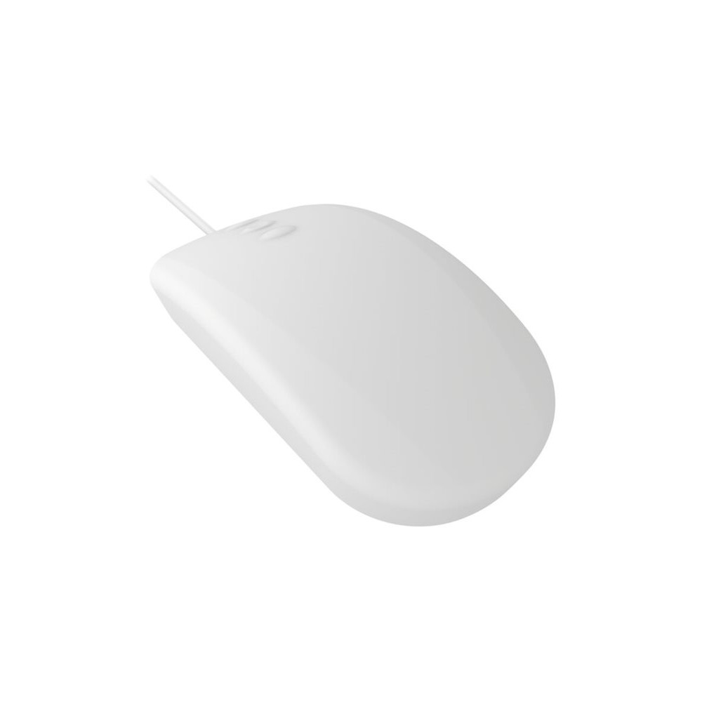Produktbild för Contour Active Key Medical QuickClean AK-PMH3 - Standard Sized - mus - medicinsk, hygienisk design - USB - vit