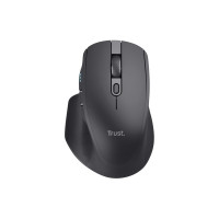 Produktbild för Trust Ozaa+ - mus - flera enheter - 2.4 GHz, Bluetooth - svart