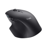 Produktbild för Trust Ozaa+ - mus - flera enheter - 2.4 GHz, Bluetooth - svart