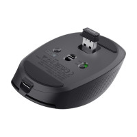 Produktbild för Trust Ozaa - mus - flera enheter - 2.4 GHz, Bluetooth - svart