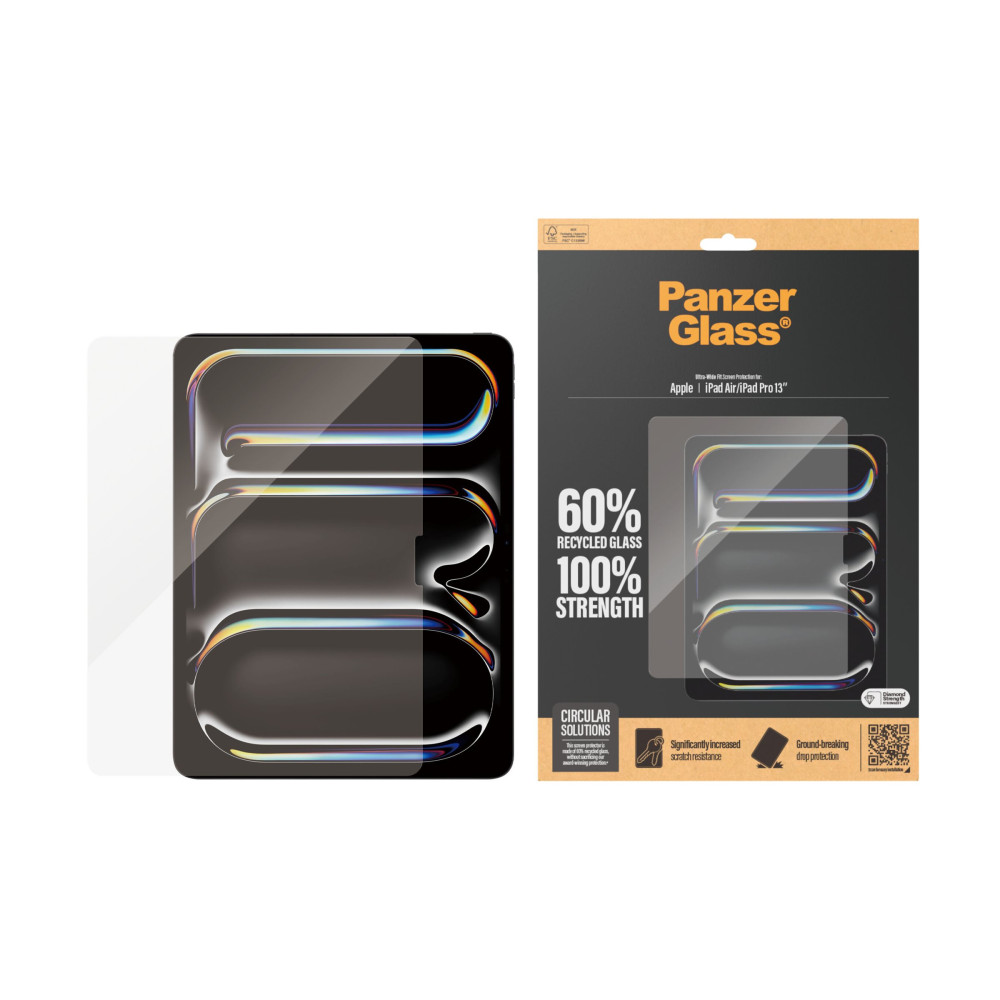 Produktbild för PanzerGlass - skärmskydd för surfplatta - ultrabred passning