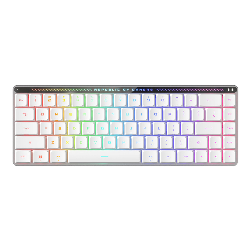 Produktbild för ASUS ROG Falchion RX - tangentbord - 65% compact - QWERTZ - vit Inmatningsenhet