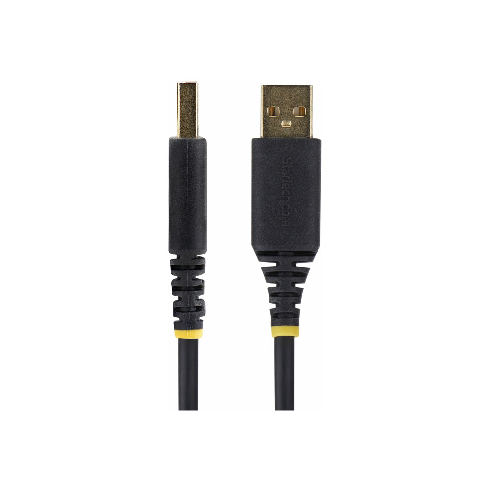 Produktbild för StarTech.com 3ft (1m) USB to Serial Adapter Cable, Interchangeable DB9 Screws/Nuts, COM Retention, USB-A to DB9 RS232, FTDI IC, Level-4 ESD Protection, Windows/macOS/ChromeOS/Linux - Rugged TPE Construction (1P3FFCB-USB-SERIAL) - USB / seriell kabel - USB