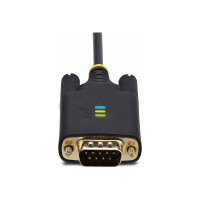 Produktbild för StarTech.com 10ft (3m) USB to Serial Adapter Cable, Interchangeable DB9 Screws/Nuts, COM Retention, USB-A to DB9 RS232, FTDI IC, Level-4 ESD Protection, Windows/macOS/ChromeOS/Linux - Rugged TPE Construction (1P10FFC-USB-SERIAL) - USB / seriell kabel - US