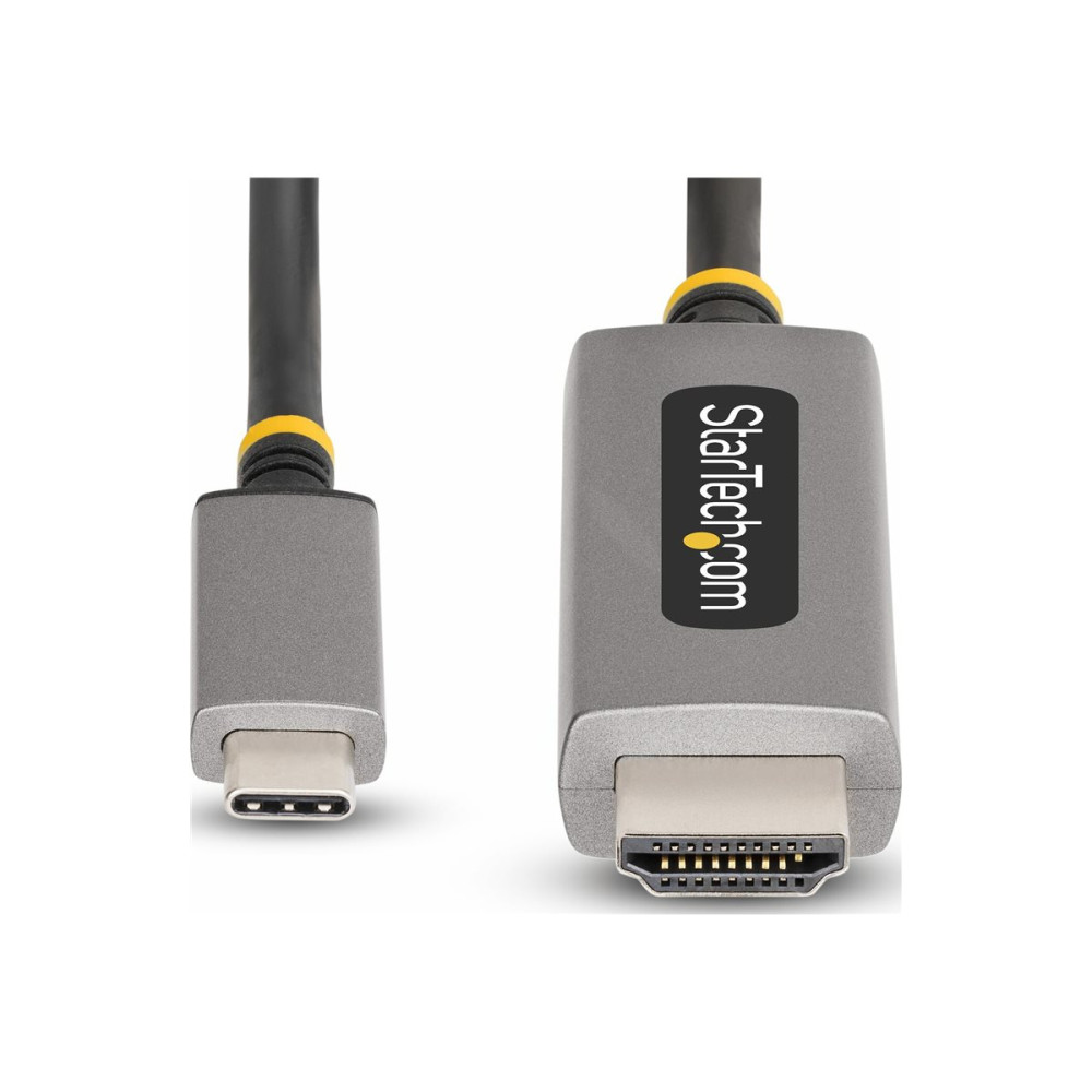 Produktbild för StarTech.com 10ft (3m) USB-C to HDMI Adapter Cable, 8K 60Hz, 4K 144Hz, HDR10, USB Type-C to HDMI 2.1 Video Converter Cable, USB-C DP Alt Mode/USB4/Thunderbolt 3/4 Compatible - USB-C Laptop to HDMI Monitor (136B-USBC-HDMI213M) - adapterkabel - 3 m