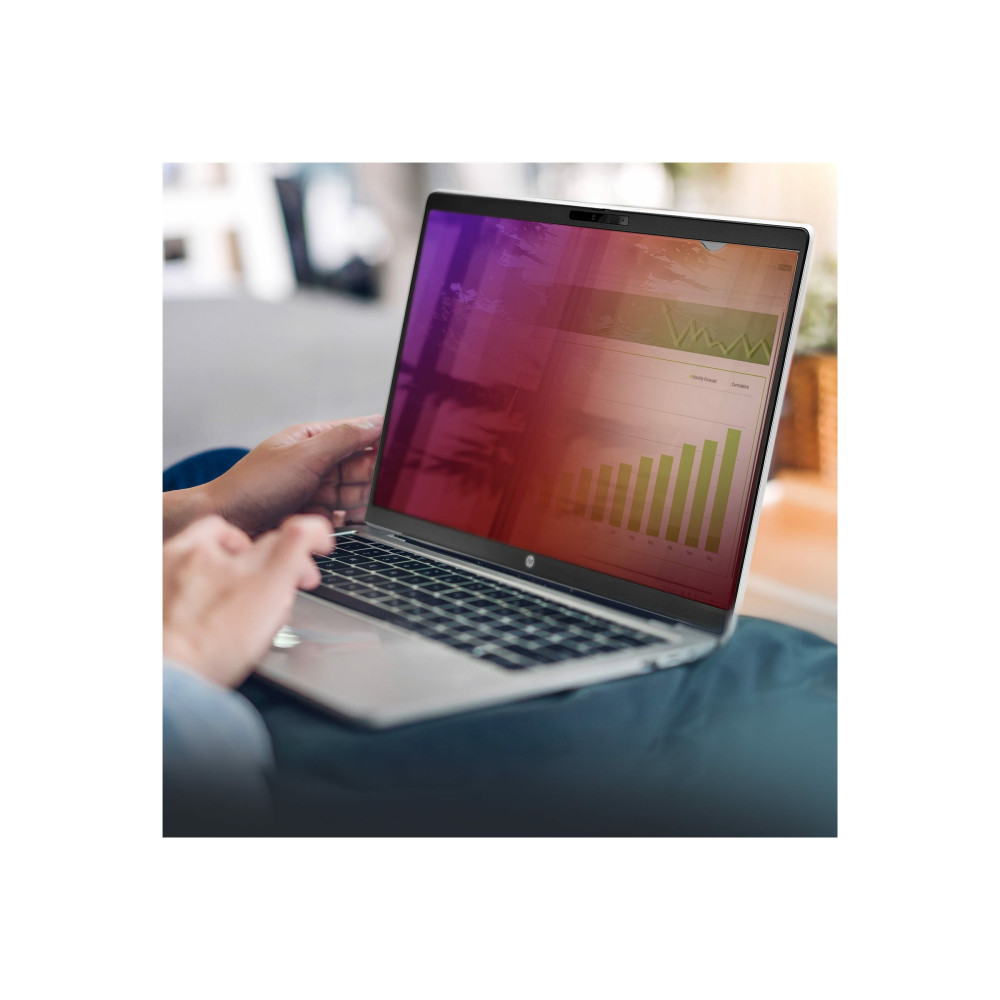 Produktbild för StarTech.com 14-inch 16:9 Laptop Privacy Screen, Reversible Gold Filter w/Enhanced Privacy, Computer Security Filter, Removable Screen Protector/Shield, +/- 30 Deg. - sekretessfilter till bärbar dator (horisontell)