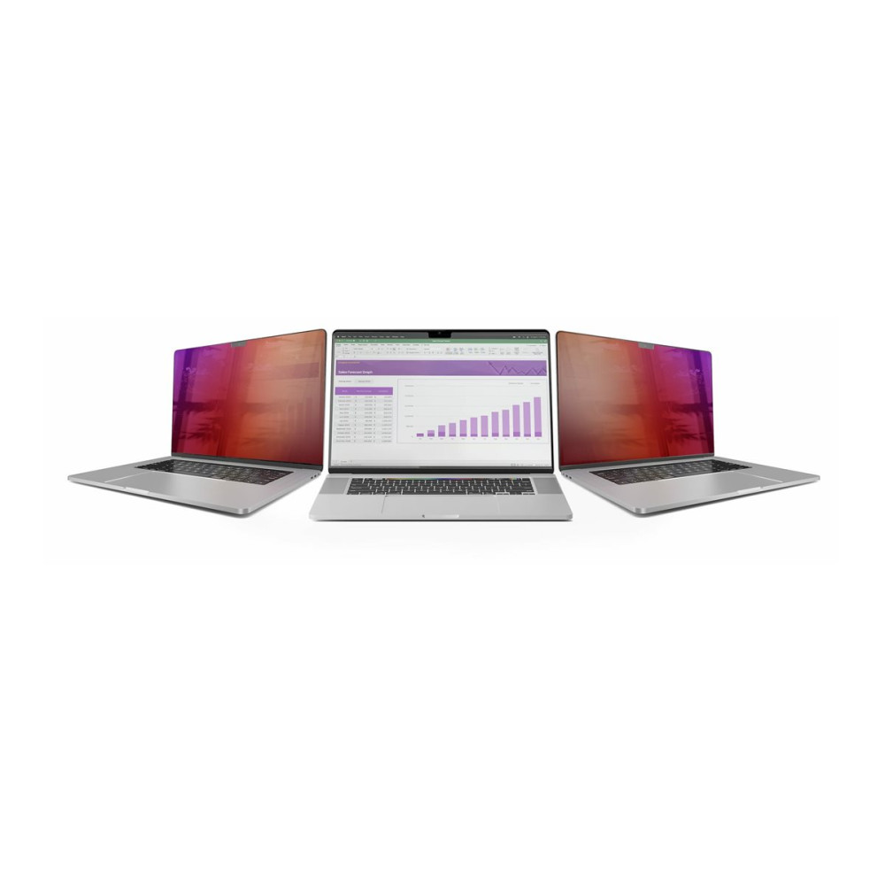 Produktbild för StarTech.com 14-inch MacBook Pro 21/23 Privacy Screen, Gold Filter w/Enhanced Privacy, Computer Security Shield, Double-Sided Screen Protector, +/- 30 Deg. - sekretessfilter till bärbar dator (horisontell)