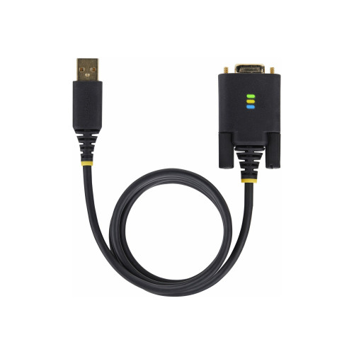 StarTech.com StarTech.com 3ft (1m) USB to Null Modem Serial Adapter Cable, Interchangeable DB9 Screws/Nuts, COM Retention, USB-A to RS232, FTDI, Level-4 ESD Protection, Windows/macOS/ChromeOS/Linux - Rugged TPE Construction (1P3FFCNB-USB-SERIAL) - USB / seriell kabel 