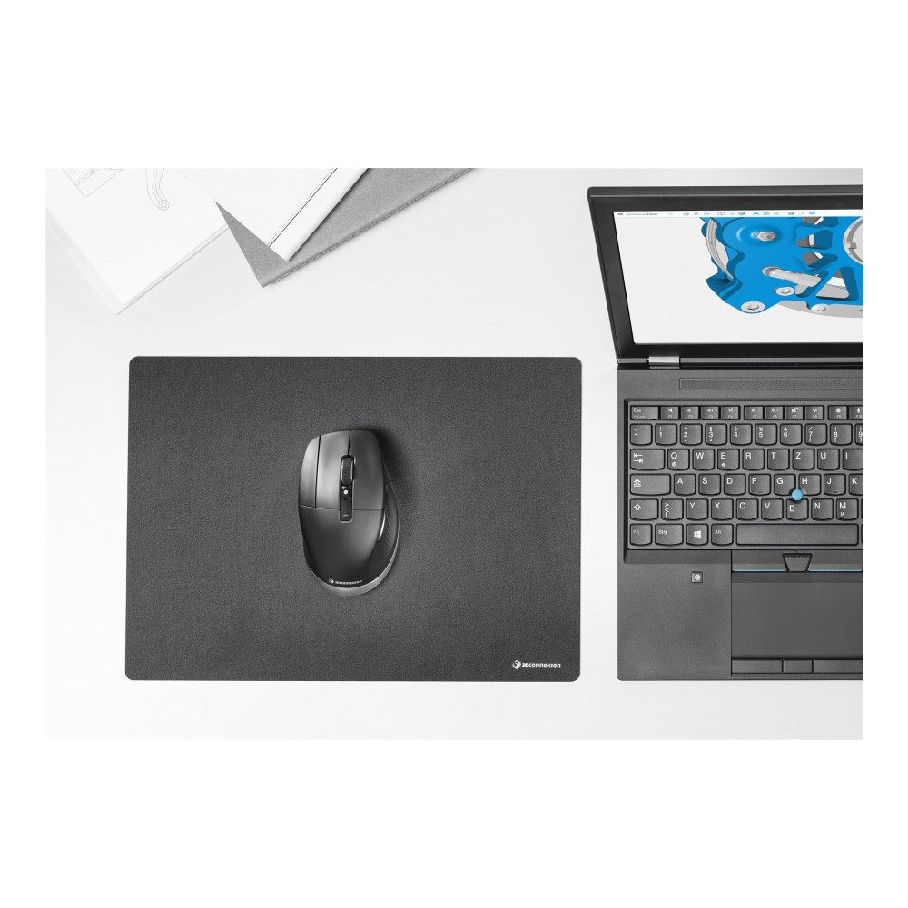 Produktbild för 3Dconnexion CadMouse Pro Wireless Left - mus - Bluetooth, 2.4 GHz, USB-C