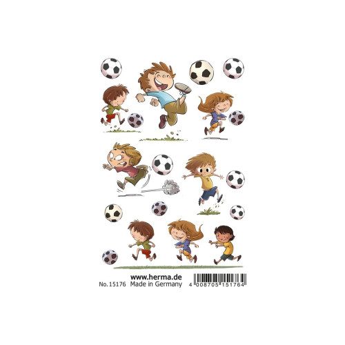 HERMA HERMA YOUNG LINE CLASSIC tattoo - temporary tattoo - soccers - 8.4 x 12 cm - flera färger (paket om 12)