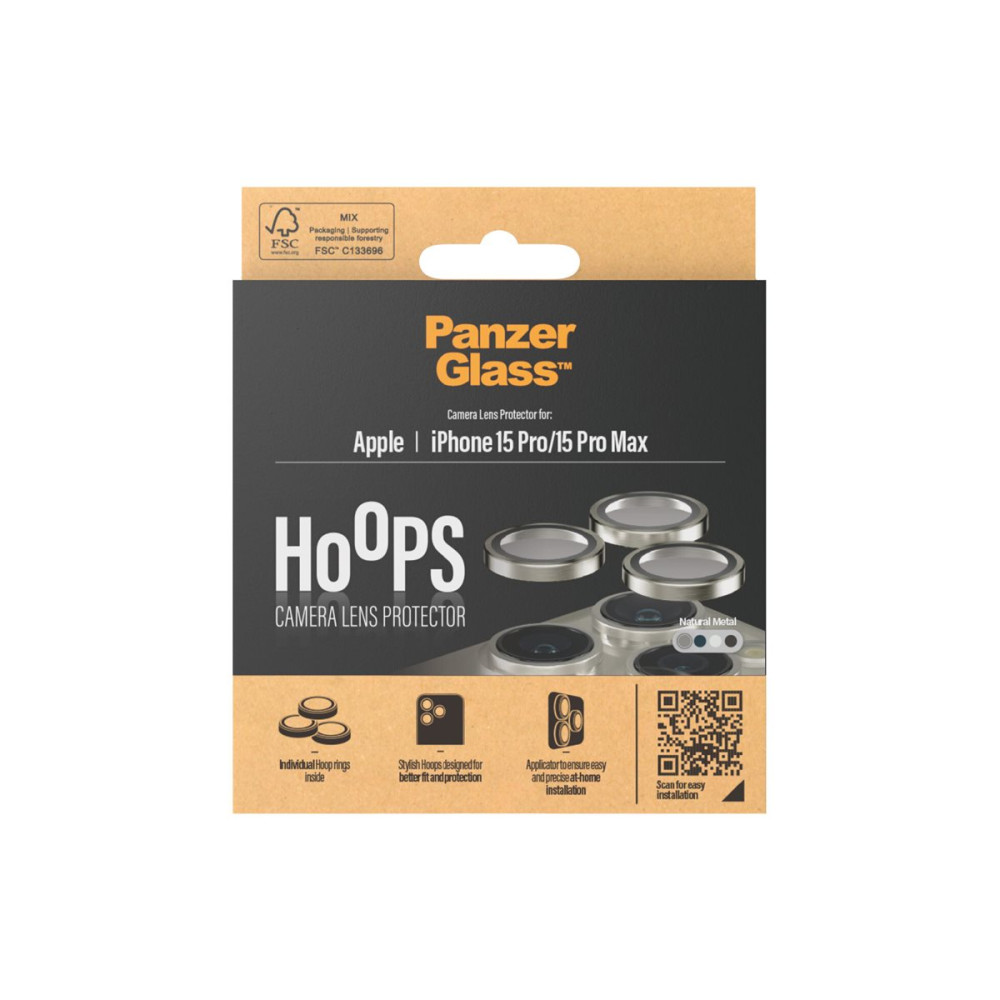 Produktbild för PanzerGlass Hoops - linsskydd för mobiltelefon