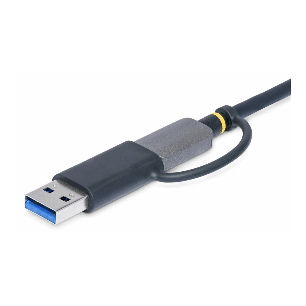 Produktbild för StarTech.com USB 3.0 Multi-Media Memory Card Reader, SD/microSD/CompactFlash Card Reader, Portable USB 5Gbps Card Adapter, External USB-C Card Reader with Attached USB-A Adapter - Works with Any Operating System (FCREADMICRO3V2) - kortläsare - USB 3.0/USB
