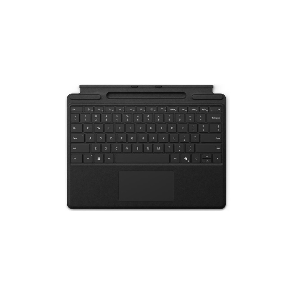 Produktbild för Microsoft Surface Pro Keyboard - tangentbord - med pekdyna, accelerometer, Förvarings- och laddningsfack för Surface Slim Pen 2 - svart Inmatningsenhet