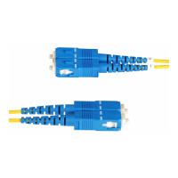 Produktbild för StarTech.com 7m (23ft) LC to SC (UPC) OS2 Single Mode Duplex Fiber Optic Cable, 9/125µm, Laser Optimized, 10G, Bend Insensitive, Low Insertion Loss - LSZH Fiber Patch Cord (SMLCSC-OS2-7M) - patch-kabel - 7 m - 7 m - gul
