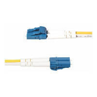 Produktbild för StarTech.com 7m (23ft) LC to SC (UPC) OS2 Single Mode Duplex Fiber Optic Cable, 9/125µm, Laser Optimized, 10G, Bend Insensitive, Low Insertion Loss - LSZH Fiber Patch Cord (SMLCSC-OS2-7M) - patch-kabel - 7 m - 7 m - gul