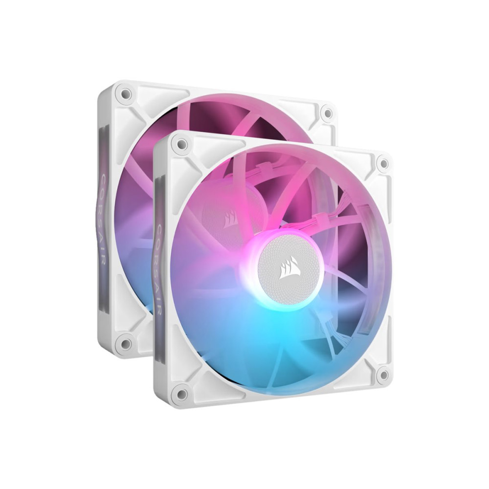 Produktbild för CORSAIR iCUE Link RX140 RGB Twin Starter Kit - lådfläkt