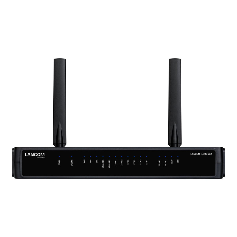 Produktbild för LANCOM 1803VAW - trådlös router - DSL-modem - Wi-Fi 6 - skrivbordsmodell