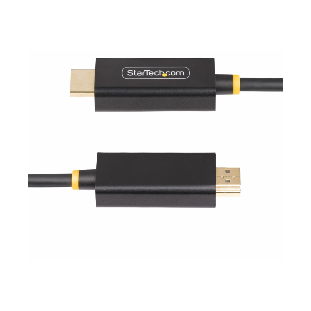 Produktbild för StarTech.com 6.6ft (2m) DisplayPort to HDMI Adapter Cable, 4K 60Hz with HDR, DP to HDMI 2.0b, Active Video Converter, DisplayPort Desktop to HDMI Monitor, M/M - DisplayPort to HDMI Cord (6F-DP-HDMI-4K60-HDR) - adapterkabel - DisplayPort / HDMI - 2 m