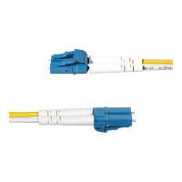 Produktbild för StarTech.com 10m (32.8ft) LC to LC (UPC) OS2 Single Mode Duplex Fiber Optic Cable, 9/125µm, Laser Optimized, 10G, Bend Insensitive, Low Insertion Loss - LSZH Fiber Patch Cord (SMDOS2LCLC10M) - patch-kabel - 10 m - 10 m - gul