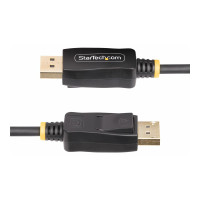 Produktbild för StarTech.com 3.3ft (1m) DisplayPort to HDMI Adapter Cable, 4K 60Hz with HDR, DP to HDMI 2.0b, Active Video Converter, DisplayPort Desktop to HDMI Monitor, M/M - DisplayPort to HDMI Cord (3F-DP-HDMI-4K60-HDR) - adapterkabel - DisplayPort / HDMI - 1 m