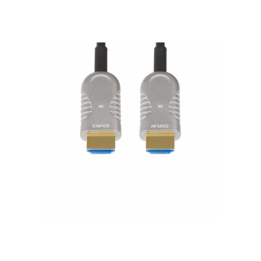 Produktbild för StarTech.com 30ft (9.1m) HDMI 2.1 Hybrid Active Optical Cable (AOC), CMP, Plenum Rated, Ultra High Speed HDMI Fiber Optic Cable, 48Gbps, 8K 60Hz/4K 120Hz, HDR10+/FRL/TMDS/eARC - CMP In Wall HDMI 2.1/2.0 Cord (8K-A-30F-HDMI-CABLE) - HDMI-kabel - 9.1 m