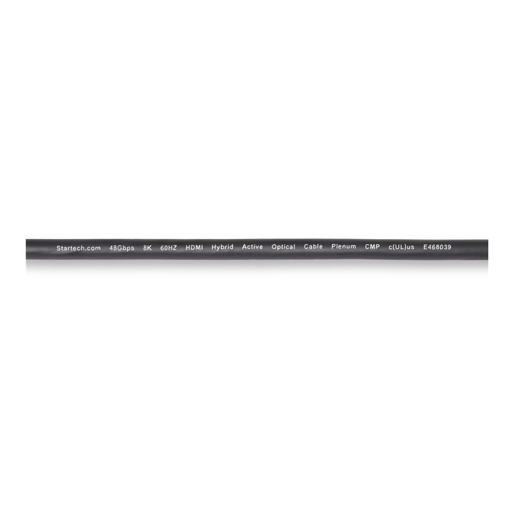 Produktbild för StarTech.com 30ft (9.1m) HDMI 2.1 Hybrid Active Optical Cable (AOC), CMP, Plenum Rated, Ultra High Speed HDMI Fiber Optic Cable, 48Gbps, 8K 60Hz/4K 120Hz, HDR10+/FRL/TMDS/eARC - CMP In Wall HDMI 2.1/2.0 Cord (8K-A-30F-HDMI-CABLE) - HDMI-kabel - 9.1 m