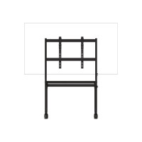Produktbild för Vision VFM-F12 vagn - för LCD-display - stafflityp - mattsvart